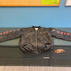 Vintage Harley Davidson bomber jacket